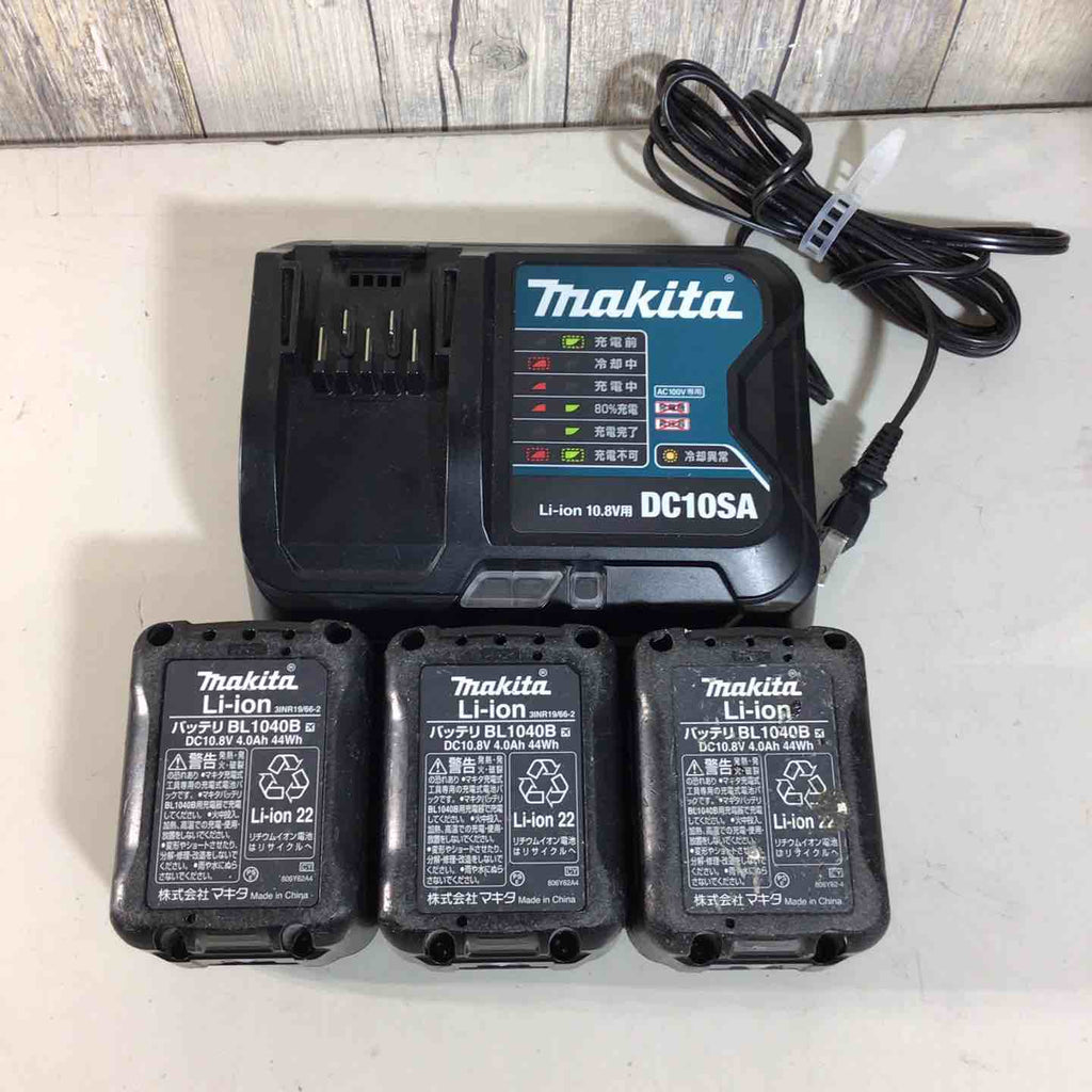 セット品 純正 マキタ makita リチウムイオンバッテリー 充電器 DC10SA 