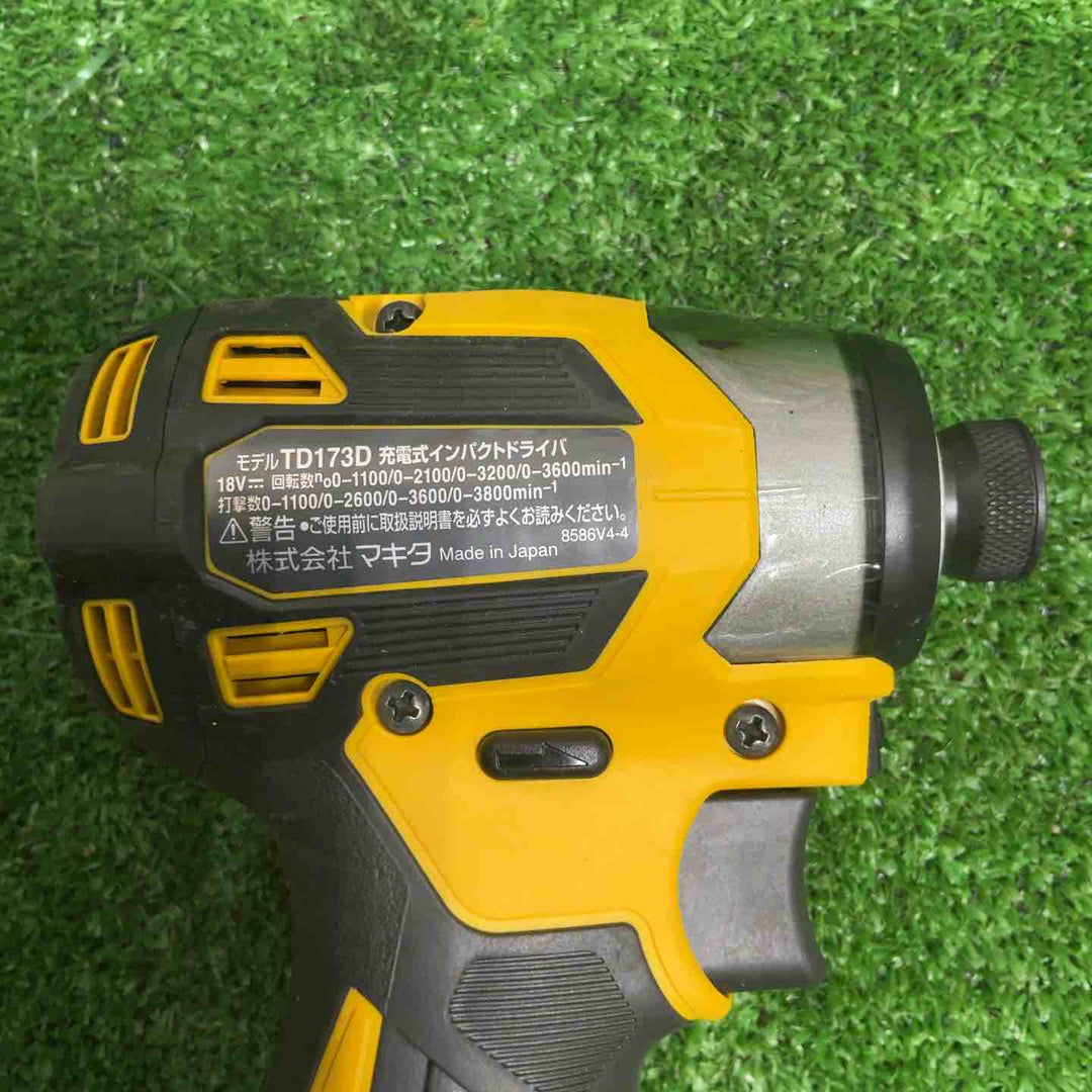 ★マキタ(makita) コードレスインパクトドライバー TD173DZFY【草加店】