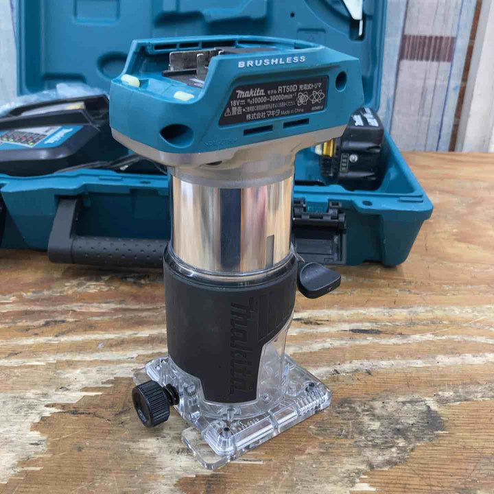 【中古品】★マキタ(makita) コードレストリマー RT50DRG バッテリー充電器セット【柏店】