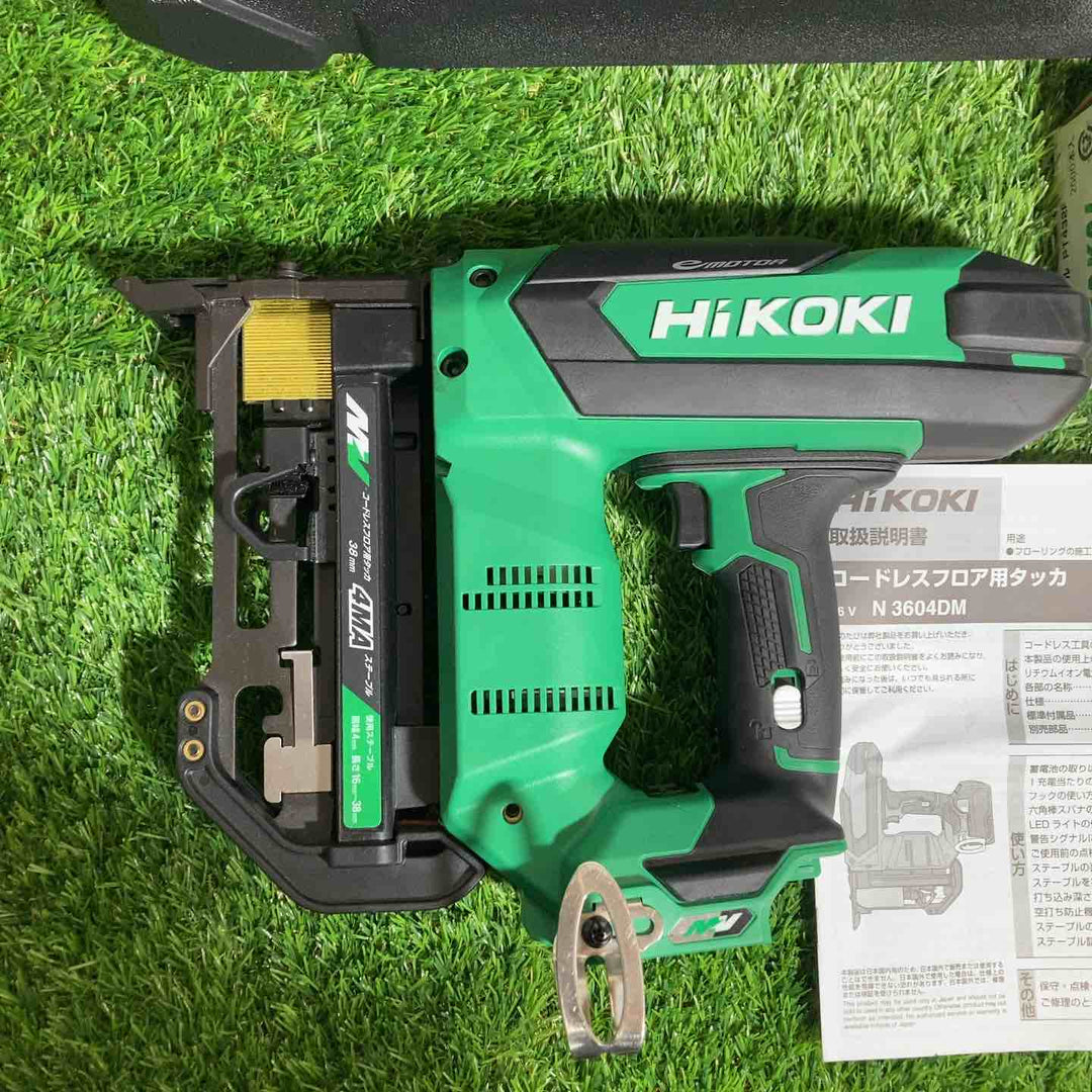 ★ハイコーキ(HIKOKI ※旧:日立工機) コードレスフロアタッカー N3604DM(NNK)　本体＋ケース【戸田店】