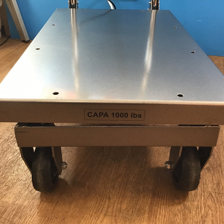 【中古美品／店頭受取り限定】HaulMaster Hydraulic Table Cart テーブル・ハンドリフター 450㎏【岩槻店】