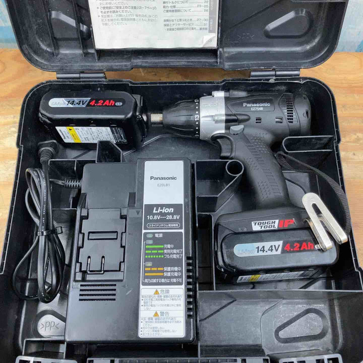 【中古品】◇パナソニック(Panasonic) 充電マルチインパクト EZ7548LS2STB フルセット【柏店】