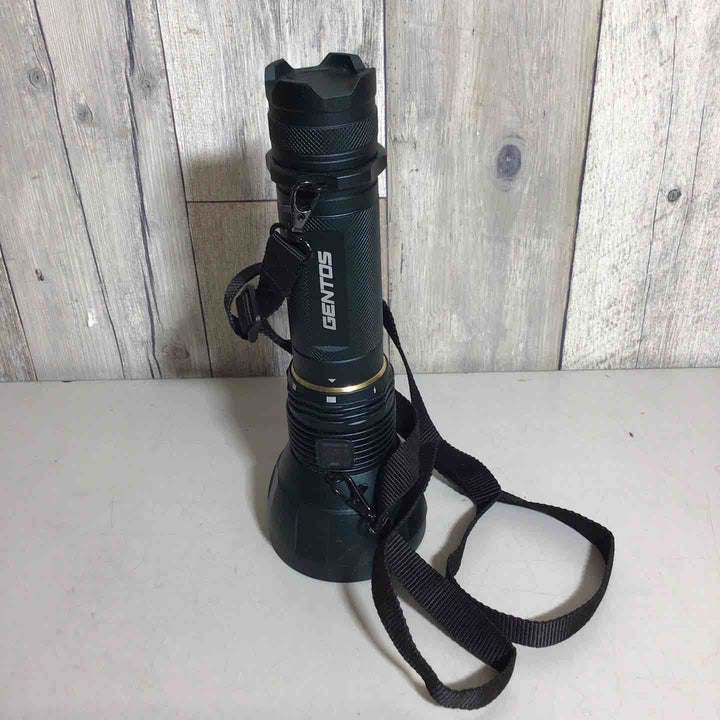 【シリ不明】ジェントス 充電式LEDフラッシュライト GENTOS UT-618R  充電器欠品 ライト 【戸田店】