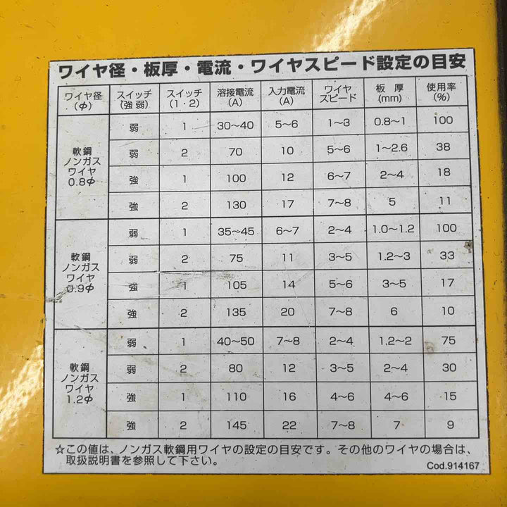 【店頭受取り限定】◇スズキッド(SUZUKID) 半自動アーク溶接機 SAY-160 Arcury160 アーキュリー160【川越店】