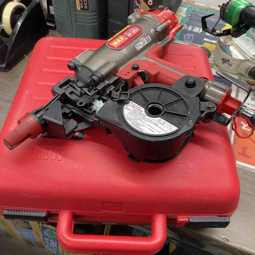 ◇マックス(MAX) 高圧コンクリート用エア釘打ち機 HN-120A　本体のみ【戸田店】