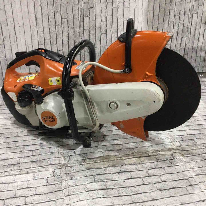 ◇STIHL(スチール) TS 420 コンパクトカットオフソー(14インチブレード)【川口店】