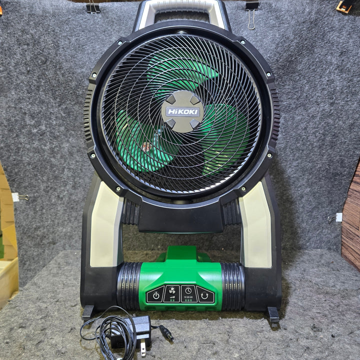 【中古品・ACアダプタ付き！】ハイコーキ(HIKOKI ※旧:日立工機) コードレスファン UF18DSAL(NN)【桶川店】