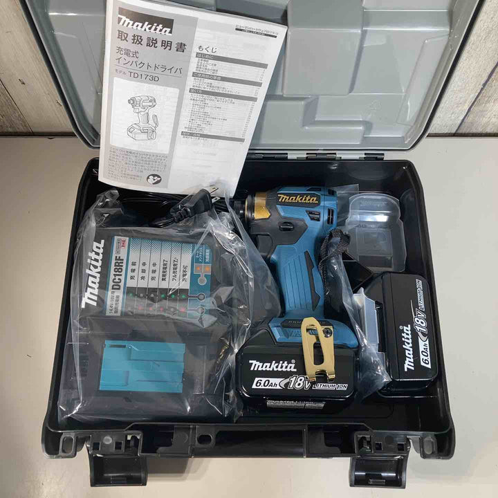 ★マキタ(makita) コードレスインパクトドライバー TD173DGXPB LXT20周年記念限定カラー  プレミアムブルー 【戸田店】