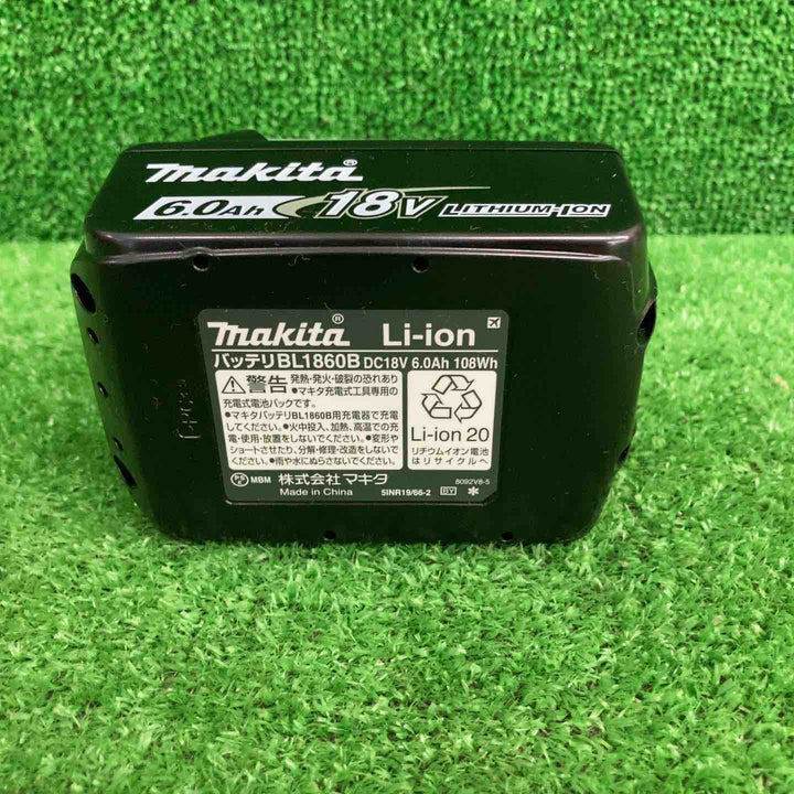マキタ makita リチウムイオン バッテリー 18V 6.0Ah BL1860B 【鴻巣店】