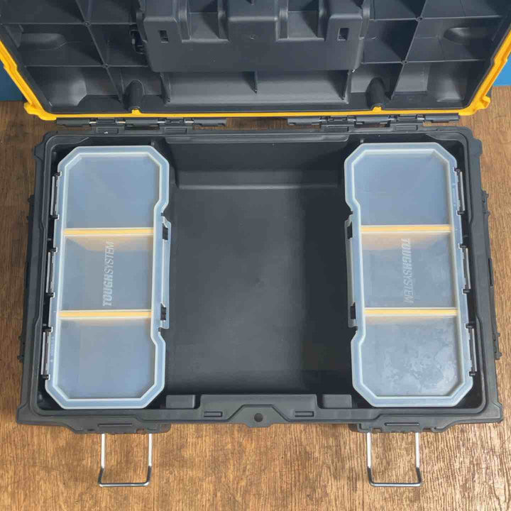 【店頭受取り限定】デウォルト(DEWALT) タフシステム 3点セット モバイルボックス(DWST83295-1)・2段チェスト(DWST83529-1)・シャローボックス(DWST83293-1)【岩槻店】