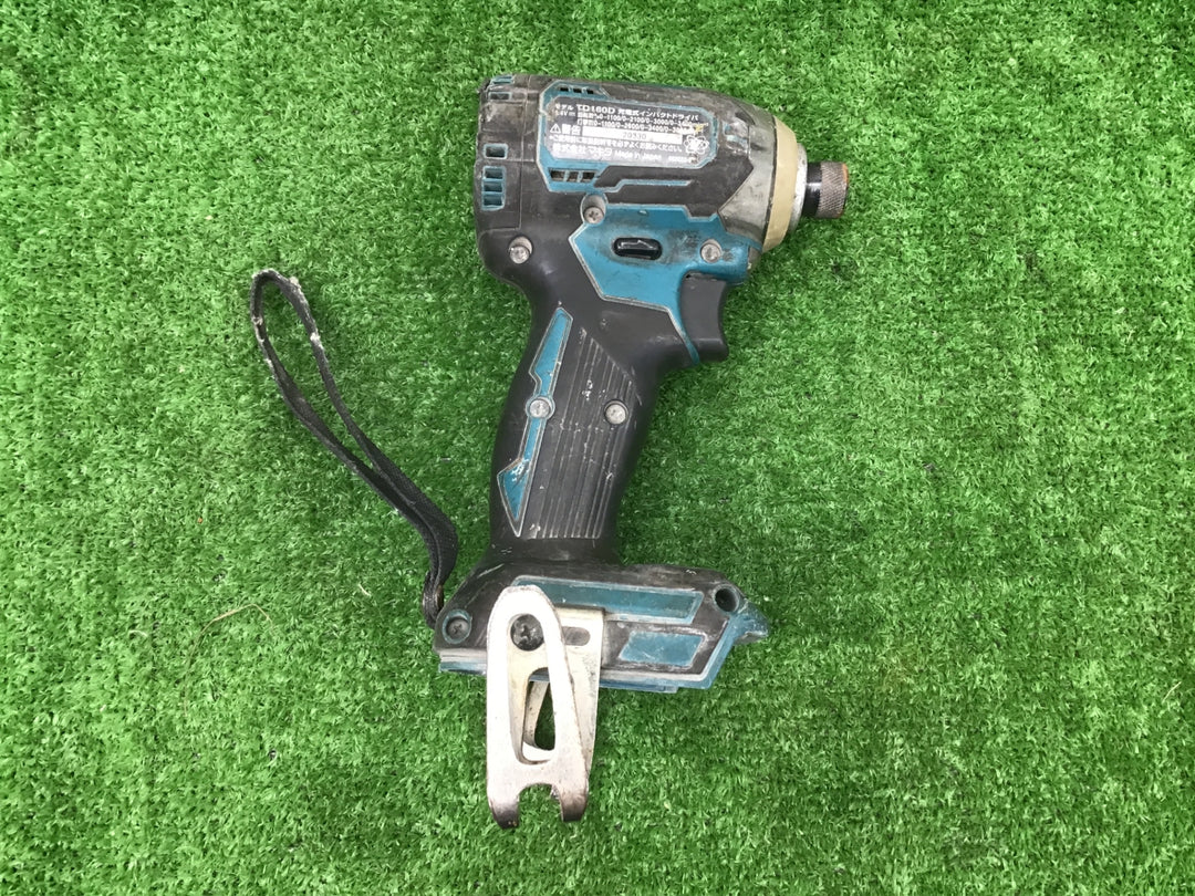 ★軸ブレあり　マキタ(makita) コードレスインパクトドライバー TD160DZ【富山店】●Y6