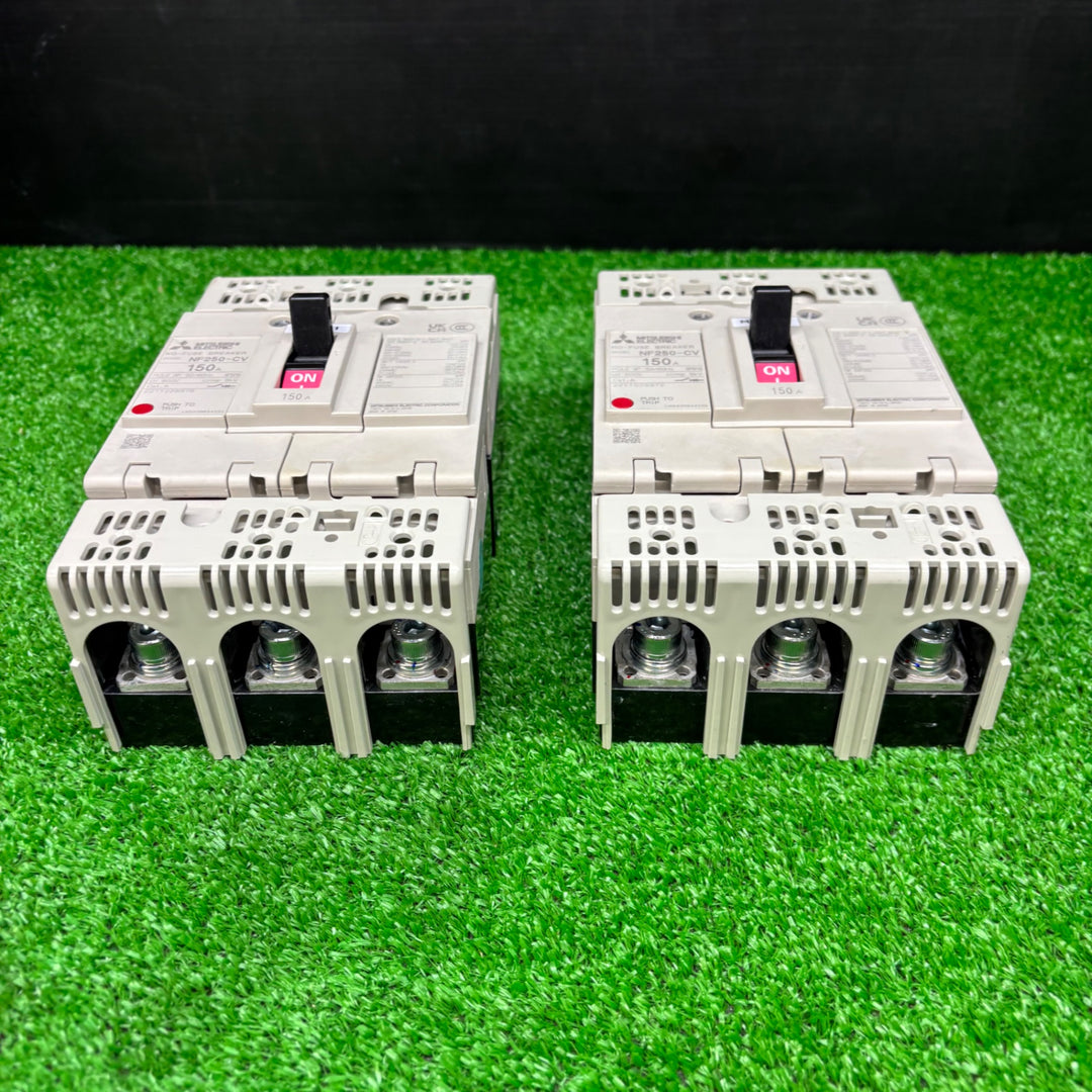 【未使用保管品】三菱電機 ノーヒューズ遮断器 NF250-CV 3P 200A×2点※１度取り付け※【電材館越谷店】