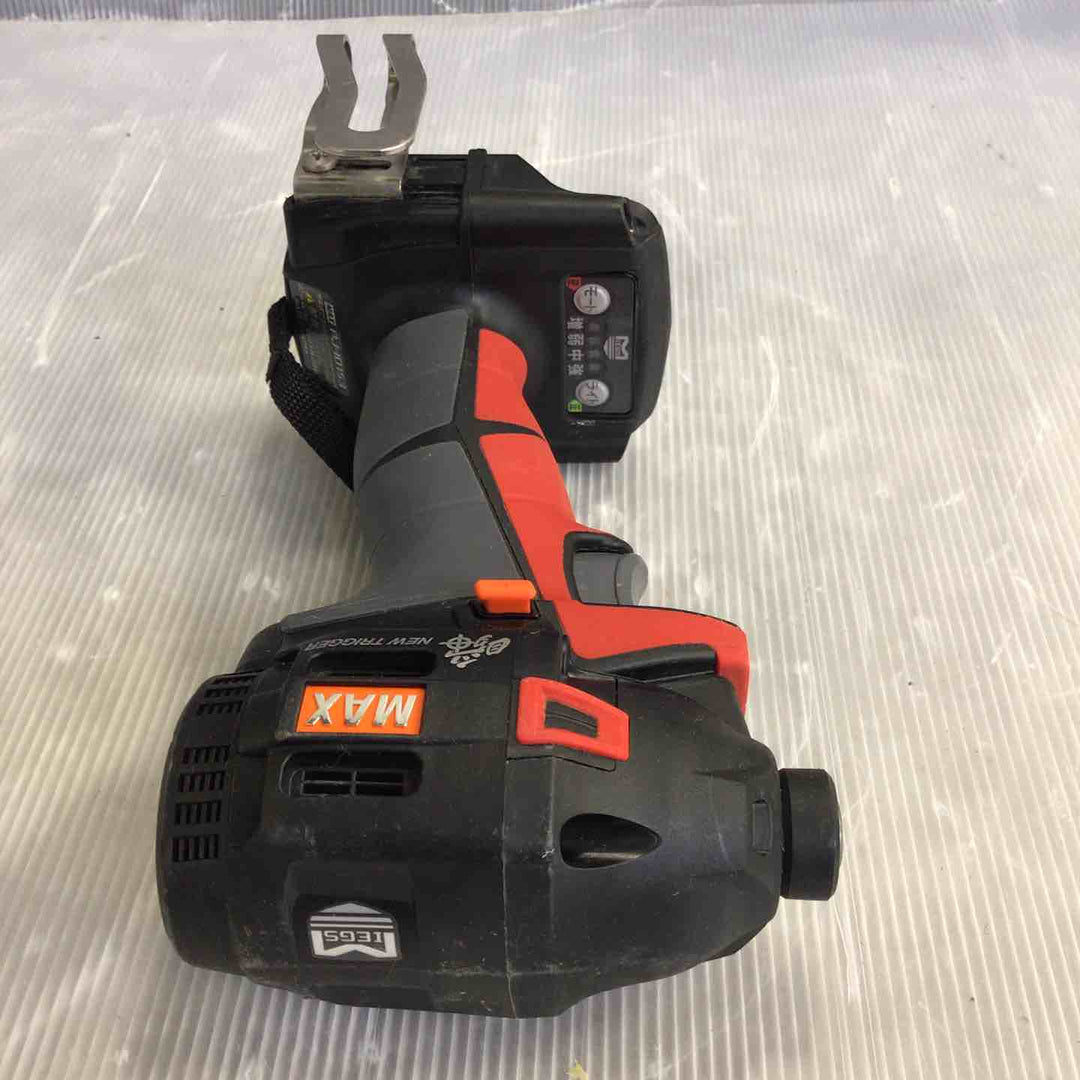 ◇マックス(MAX) 充電式ブラシレスインパクトドライバ PJ-ID153R (赤) (14.4V/18V対応) 本体のみ (PJ91243)【草加店】