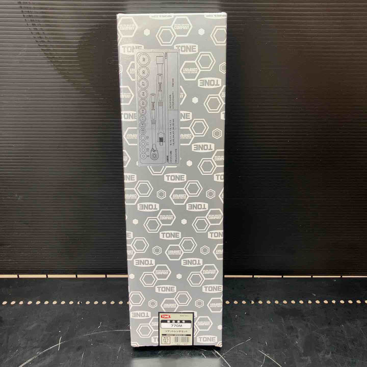◇トネ(TONE) ソケットレンチセット 差込角12.7mm(1/2") 770M 内容16点 シルバー【川越店】