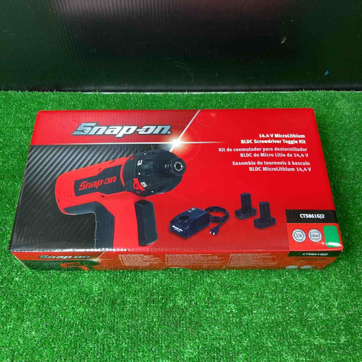 スナップオン/Snap-on 14.4V コードレススクリュードライバ CTS861GJ2 グリーン バッテリー2個付きフルセット【岩槻店】