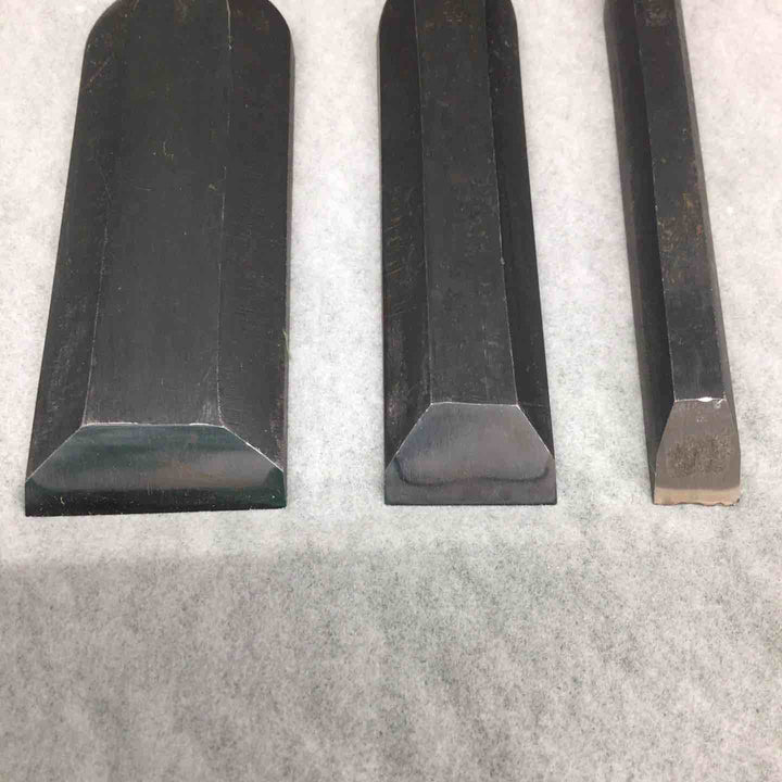 【中古・現状品】 秀幸 銘 鑿 のみ ＊3本組 【鴻巣店】