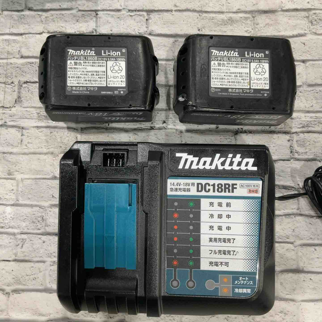 ☆マキタ(makita) 充電式ヒートガン HG181DZK バッテリBL1860B×2個+充電器DC18RFセット【川口店】