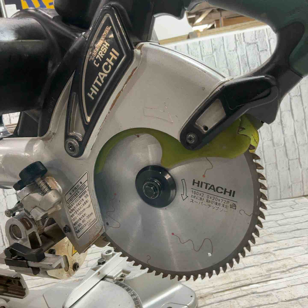 【現状品】☆ハイコーキ(HIKOKI ※旧:日立工機) 卓上スライド丸のこ C7RSH 保証なし【川口店】