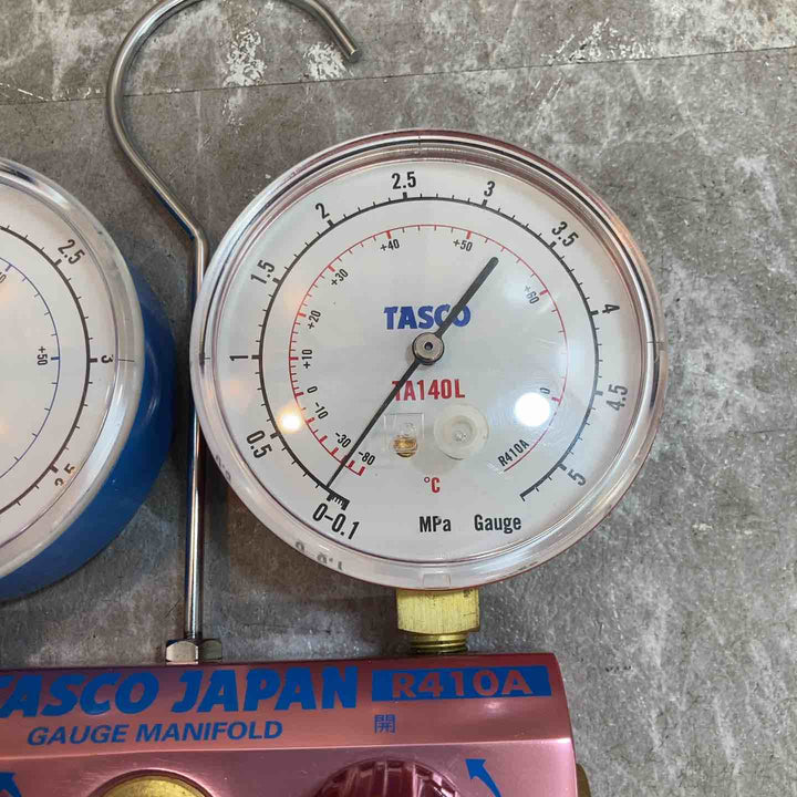 【現状品 動作未確認品】TASCO タスコ ゲージマニホールド R410A　 TA141L TA140L【八潮店】
