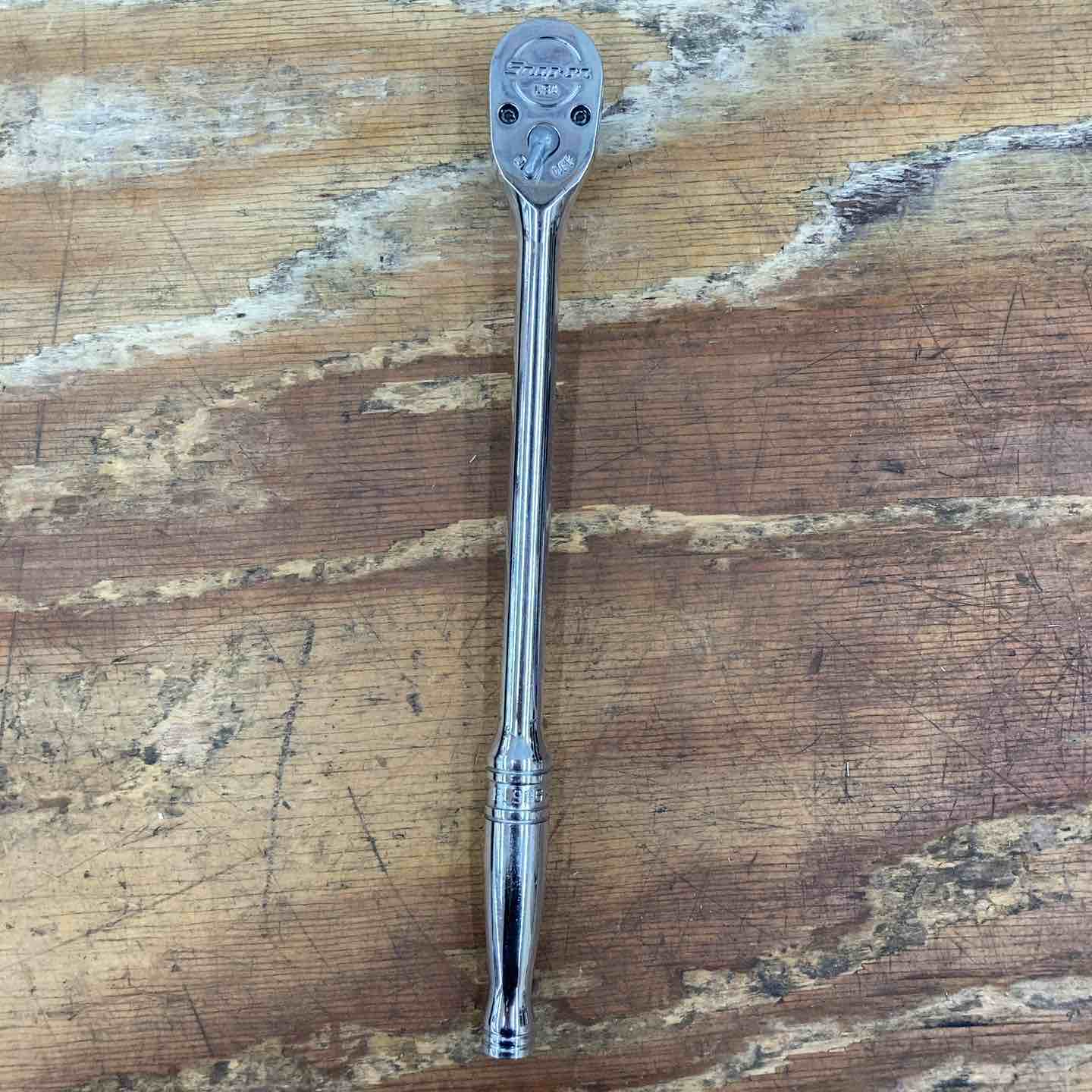 中古品】Snap-on スナップオン 3/8 ロング ラチェットハンドル FL936