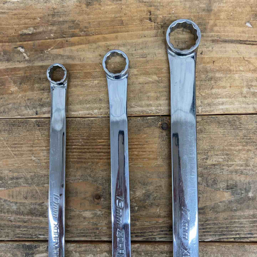 【中古品】 スナップオン(Snap-on) ストレートメガネレンチ XDHFM1719 1314 1012 3本セット レンチまとめ ブランド 【東大和店】