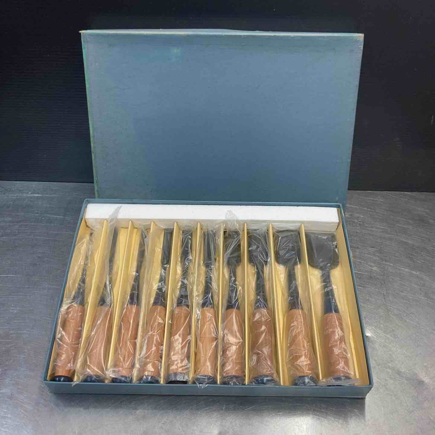 中古美品】 『正高』 鑿10本組 未使用長期保管品 のみ・鉋・大工道具