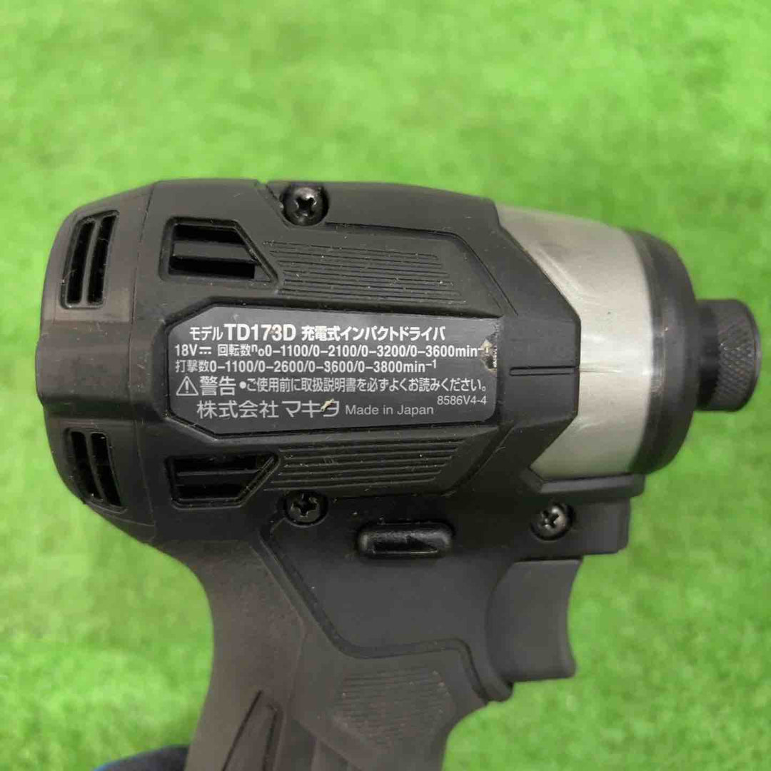 ★マキタ(makita) 18V コードレスインパクトドライバー TD173DRGXB 動作確認済【川口店】