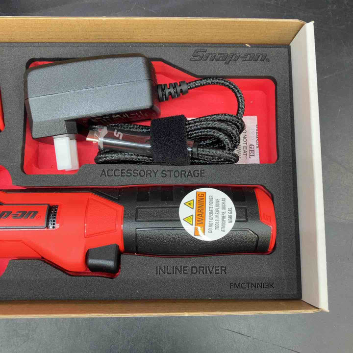 【未使用品】スナップオン1/4 ナノアクセスツールキット (小型充電式ドライバー2種セット)CTNN13KFJ【川越店】