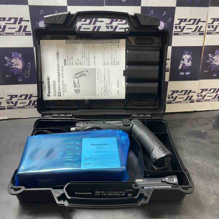 【未使用品】パナソニック(Panasonic) 3.6Vコードレスドリルドライバー EZ7410F03D-B【所沢店】