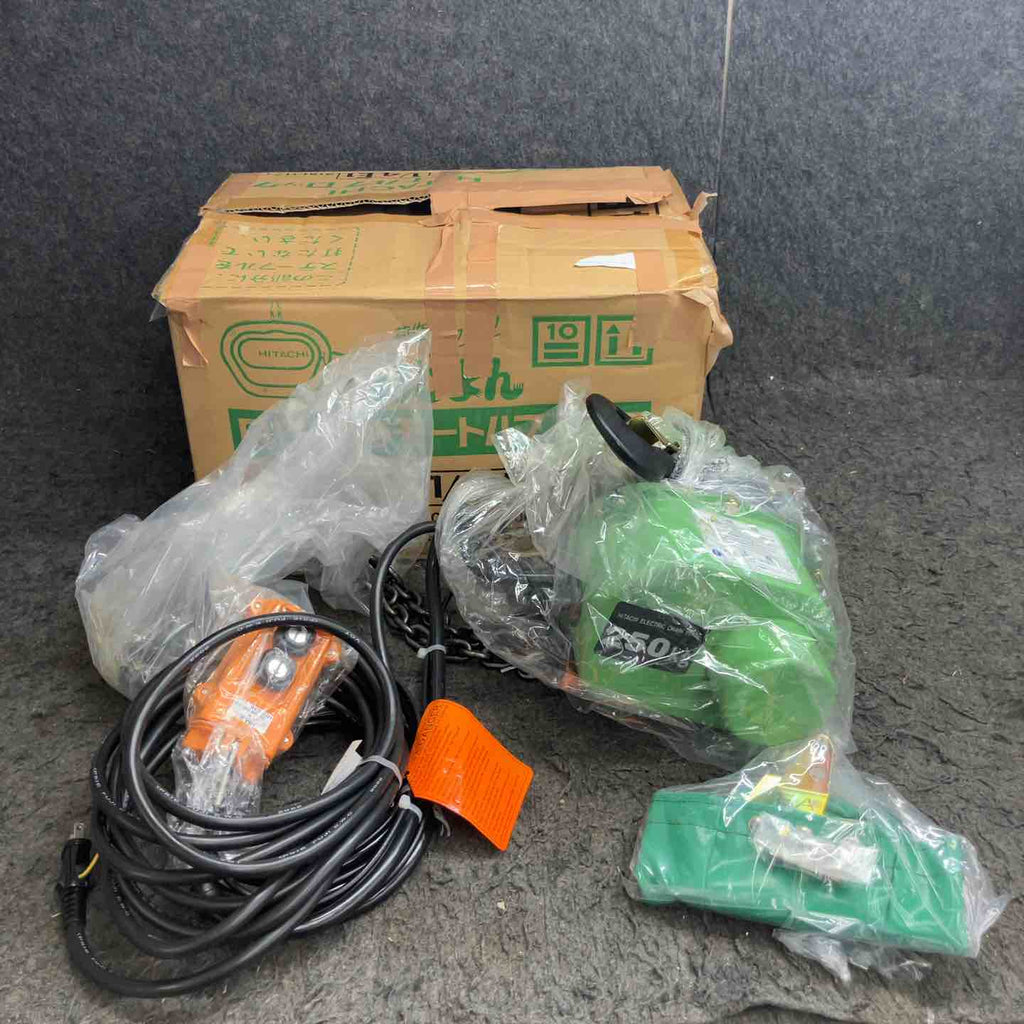 ◇日立産機(HITACHI) 電動チェーンブロック 1/4E1 定格荷重250kg 揚程