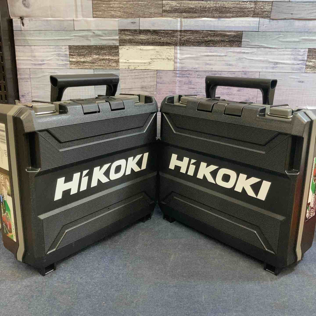 【未使用品】2台セット Hikoki 36V コードレスインパクトドライバ WH36DD(2XHRSZ) スコーピオンレッド【八潮店】