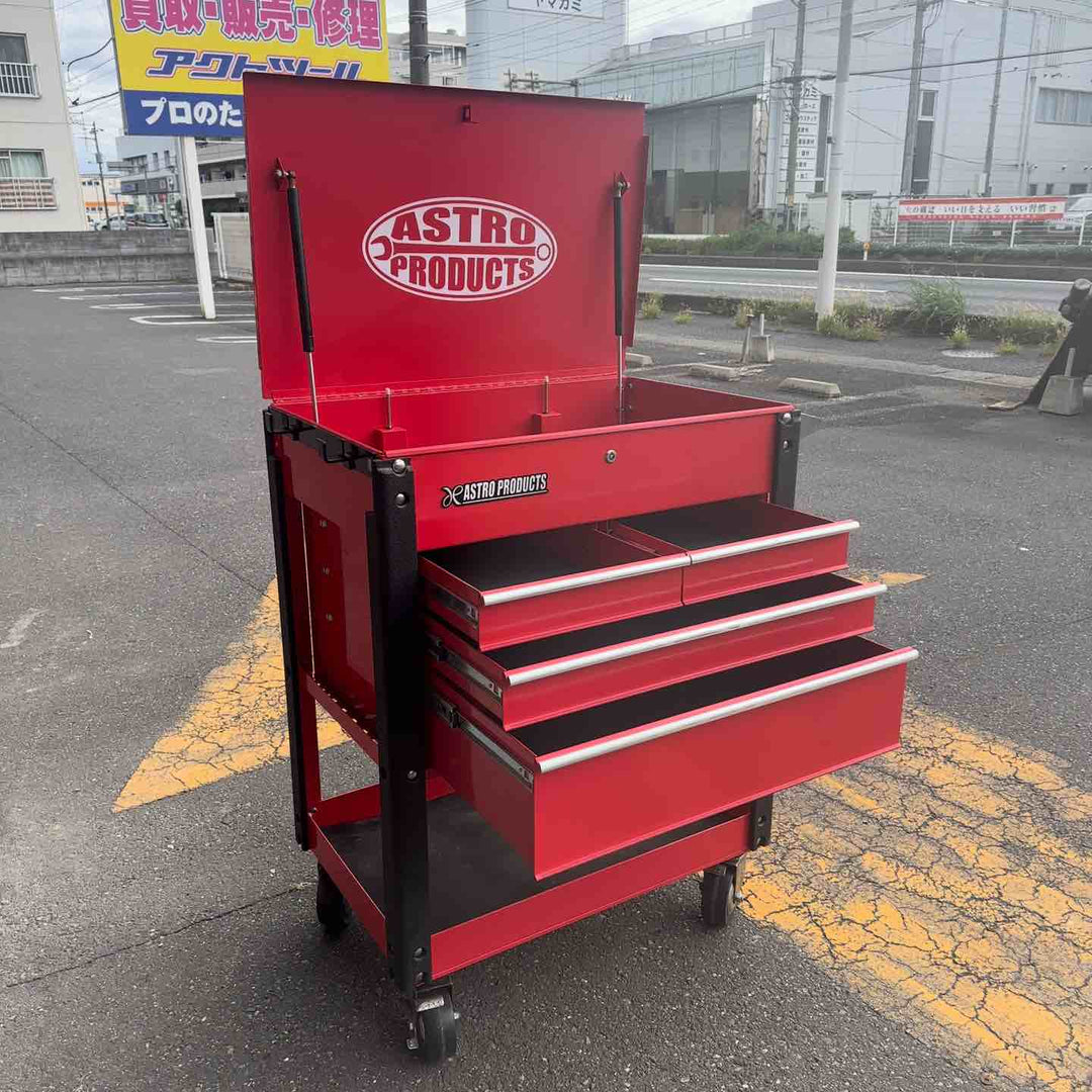 【店頭受取り限定】アストロプロダクツ 4段引き出し付きツールワゴン W930×D520×H1200mm【桶川店】