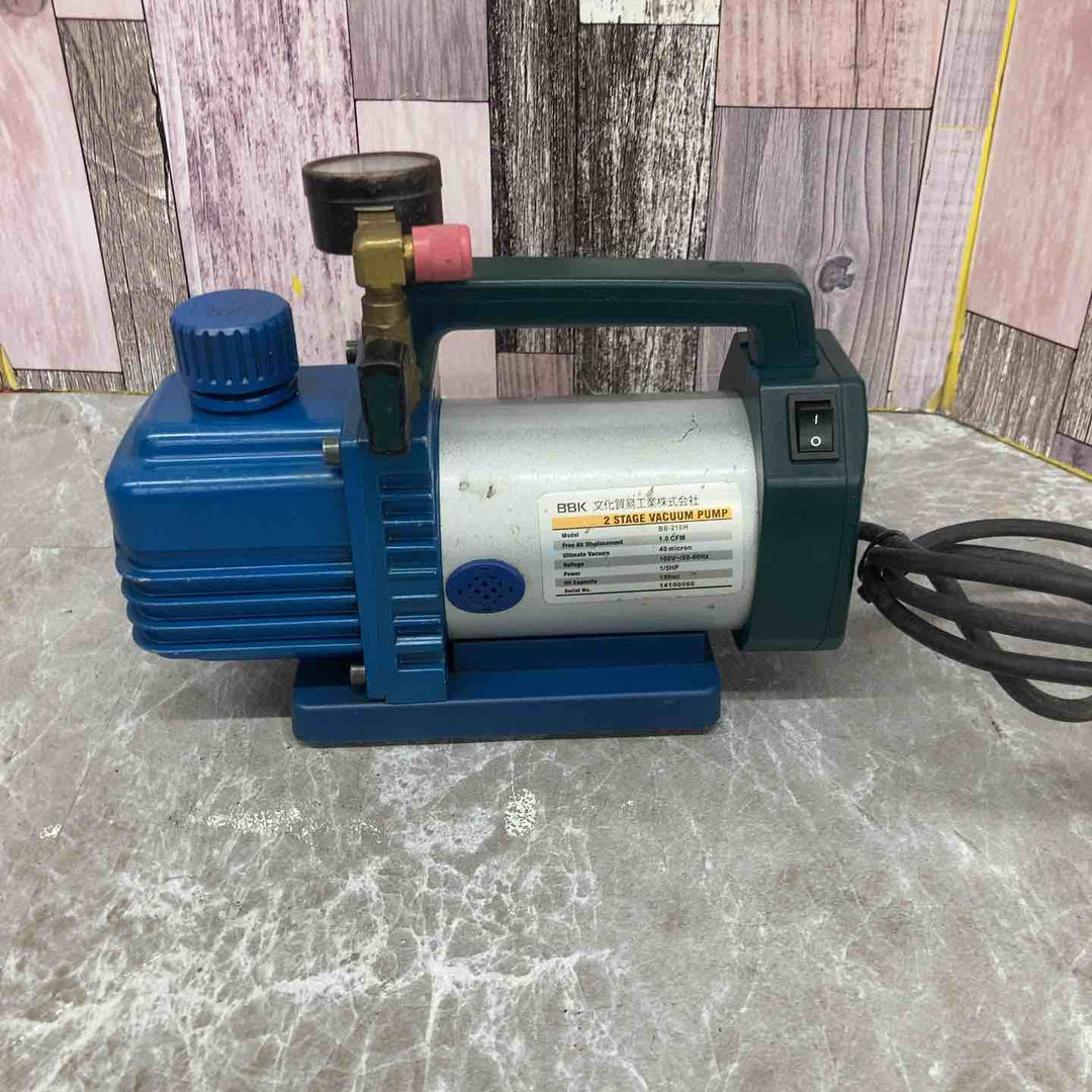 ◇BBK(文化貿易工業) 真空ポンプ BB-210H【八潮店】