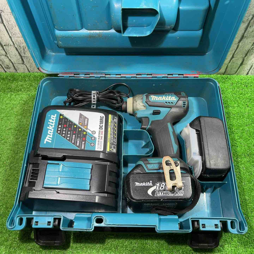 ★マキタ(makita) コードレスインパクトドライバー 18V3.0Ah TD155DRFX 動作確認済【川口店】