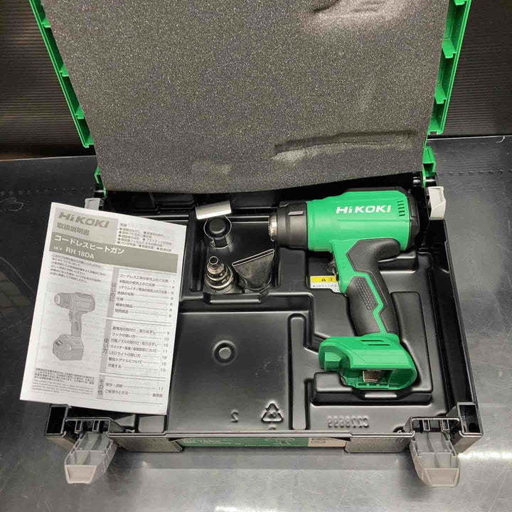 ハイコーキ(HIKOKI ※旧:日立工機) コードレスヒートガン RH18DA(NNP)【川越店】
