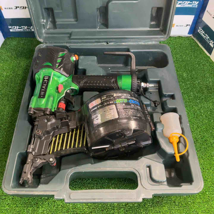 ★ハイコーキ(HIKOKI ※旧:日立工機) 高圧エア釘打ち機 NV75HMC(L)【草加店】