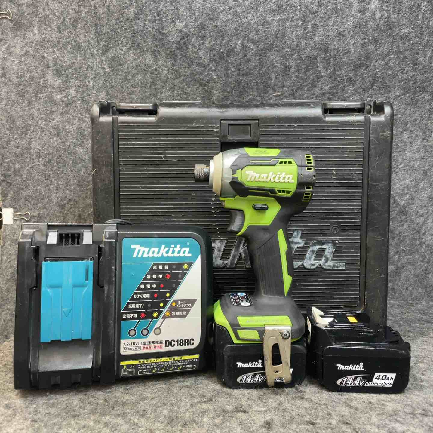 マキタ TD160D 充電式インパクトドライバー【野田愛宕店】【店頭取引限定】【中古】管理番号：IT1129KEP44J 希少色ライムグリーン】マキタ(makita) コードレスインパクト