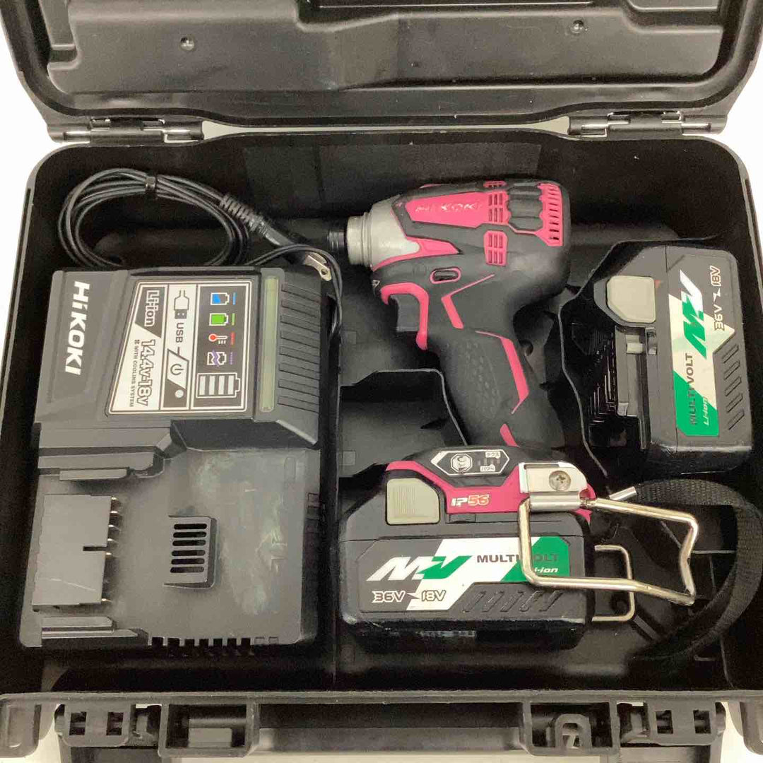 ★ハイコーキ(HIKOKI ※旧:日立工機) コードレスインパクトドライバー WH18DDL2(2LXPK)(R)【狭山】