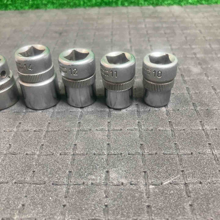 HAZET　880　ソケット8個セット　18/15×2/14/12/11/10/マグネット式 18【川崎店】