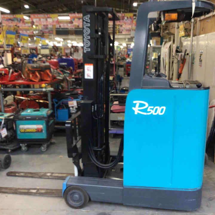 【店頭受取り限定】トヨタ/TOYOTA バッテリー フォークリフト R500 荷重 900kg 爪 800mm【川口店】