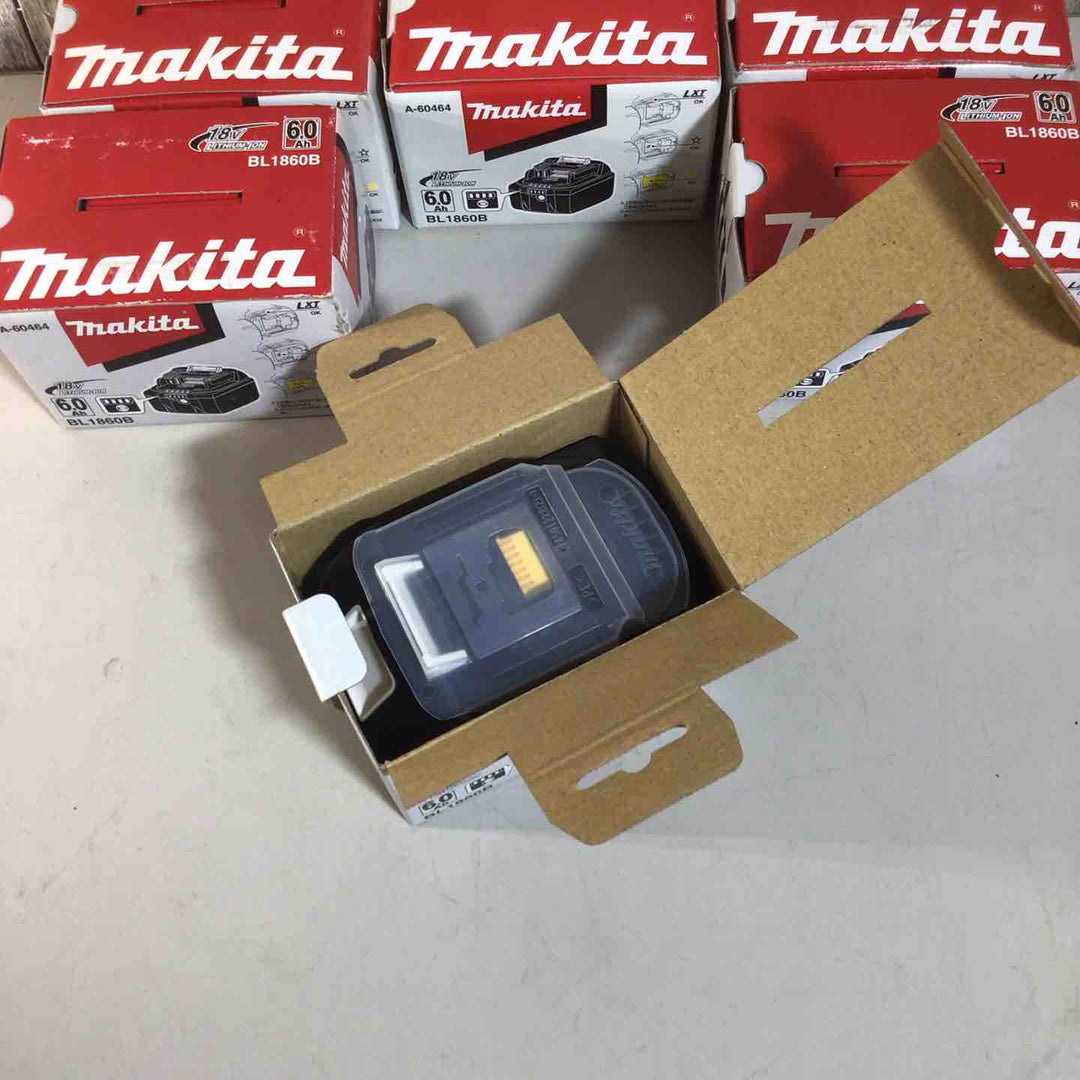 【未使用品】 純正 マキタ makita リチウムイオンバッテリー 18V/6.0Ah BL1860B 6個 バッテリー 純正品 18V 【戸田店】