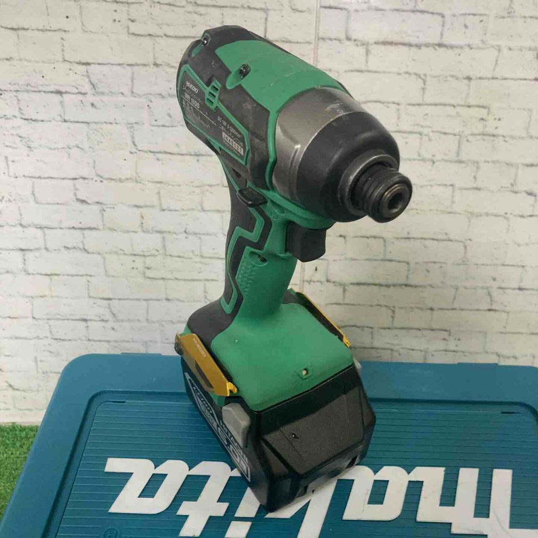 ◇HiKOKI(ハイコーキ) 18V 充電式 インパクトドライバー 18V2.0Ah畜電池×2個、充電器、ケース付 WH18DD(2BG)【町田店】