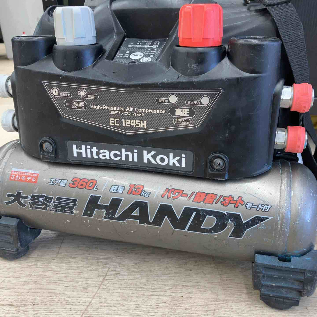 ★ハイコーキ(HIKOKI ※旧:日立工機) エアコンプレッサー EC1245H【川越店】