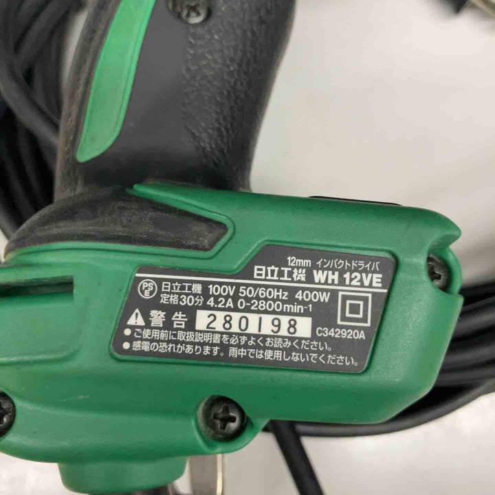 ◇ハイコーキ(HIKOKI ※旧:日立工機) インパクトドライバー WH12VE【戸田店】