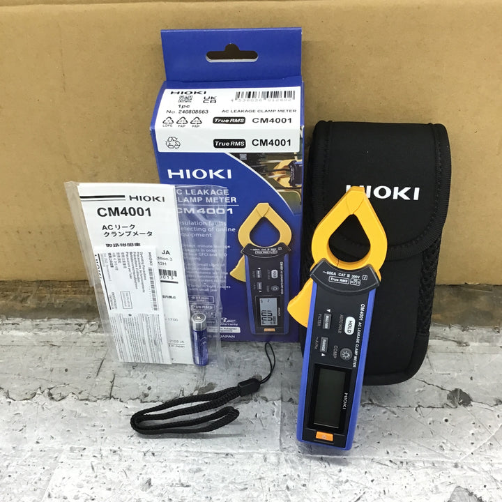 〇日置電機(HIOKI)  ACリーククランプメーター CM4001【所沢店】