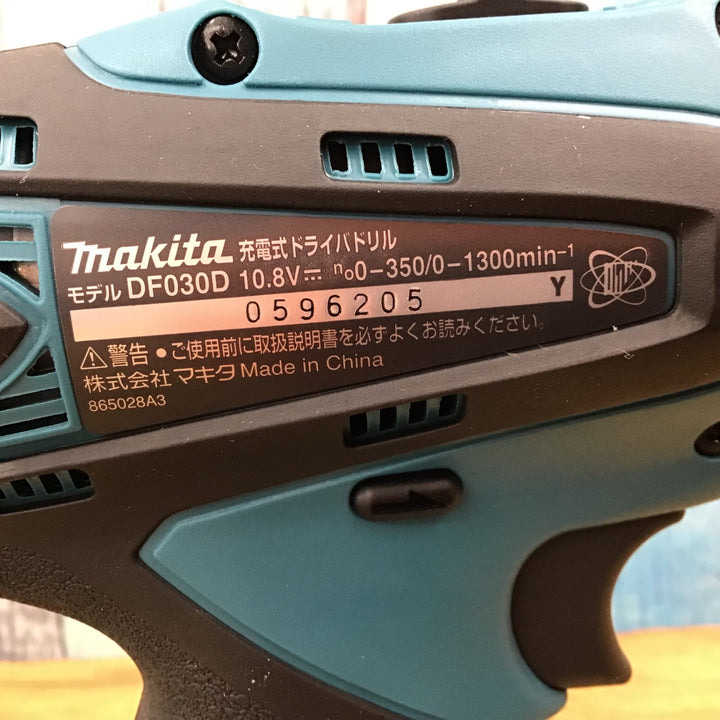 ☆マキタ(makita) コードレスドリルドライバー DF030DWX【柏店】