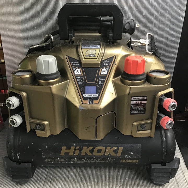 ★ハイコーキ(HIKOKI ※旧:日立工機) 高圧エアコンプレッサ EC1245H3(CTN)【草加店】