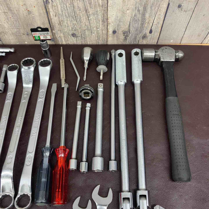 【中古品】 トネ(TONE) ハンドツールまとめ 全46点 ドライバー ラチェット モンキー スパナ 【東大和店】