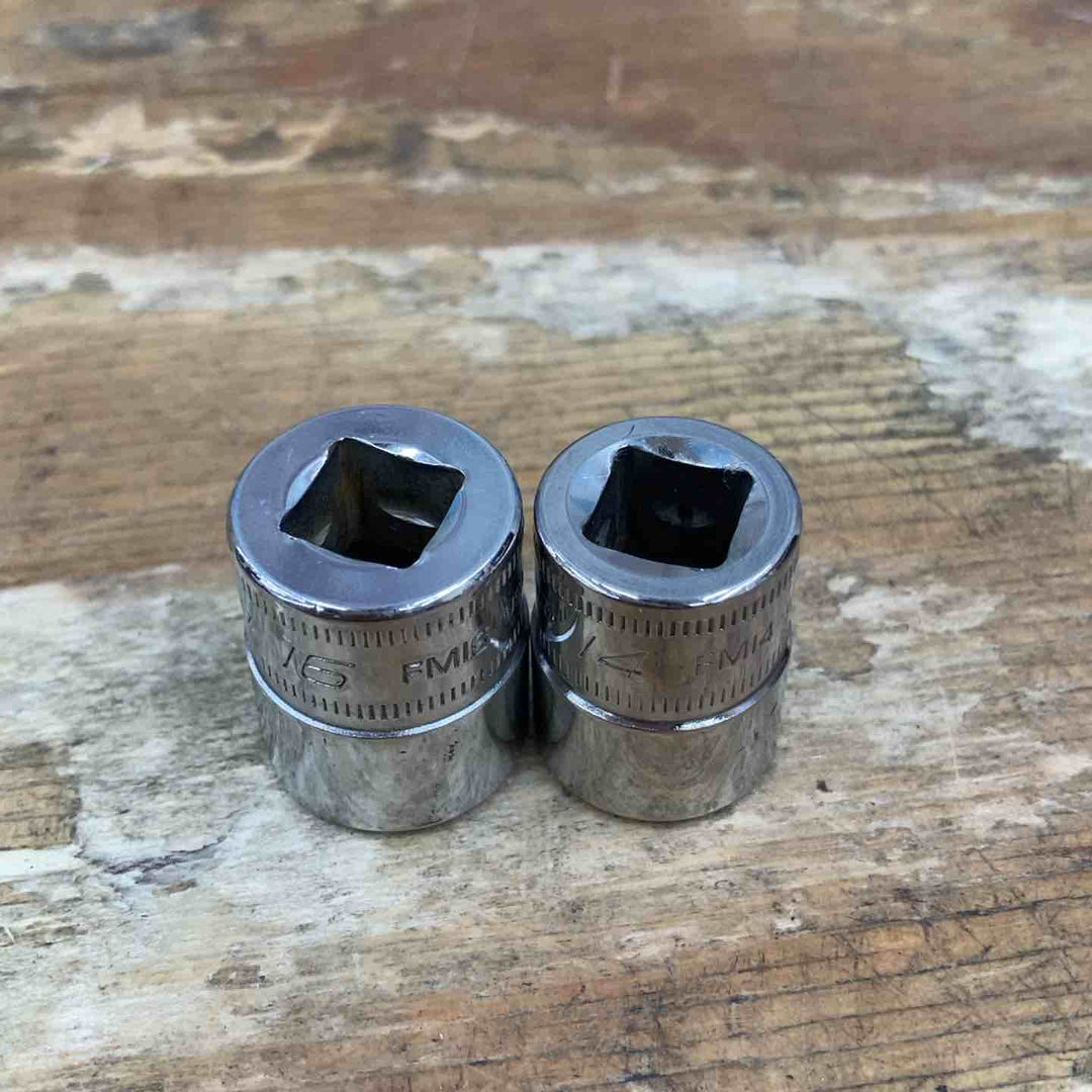 【中古品】▲スナップオン(Snap-on) ソケット  FM23, FM21, FM20, FM19, FM18, FM17, FM16, FM14 計8個【柏店】