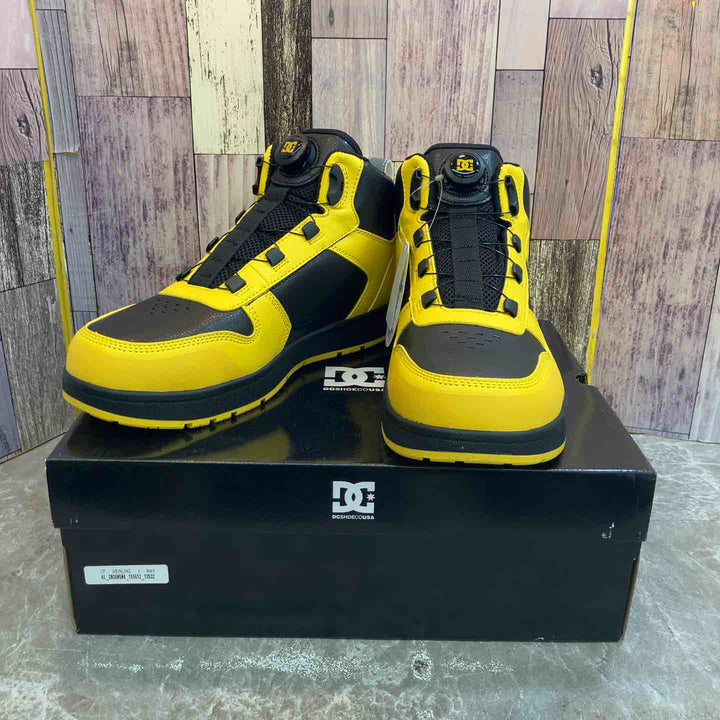 ◇DC WORKCREW 安全靴 イエローブラック 27.0cm DP005701【八潮店】